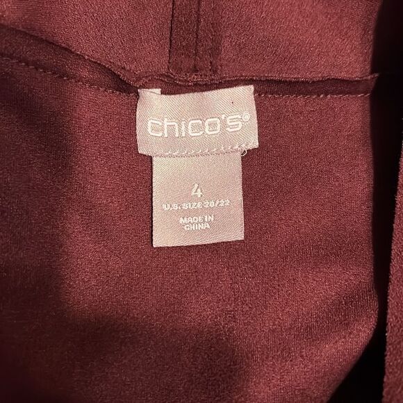 Chico’s Maroon Blazer - Picture 6 of 6